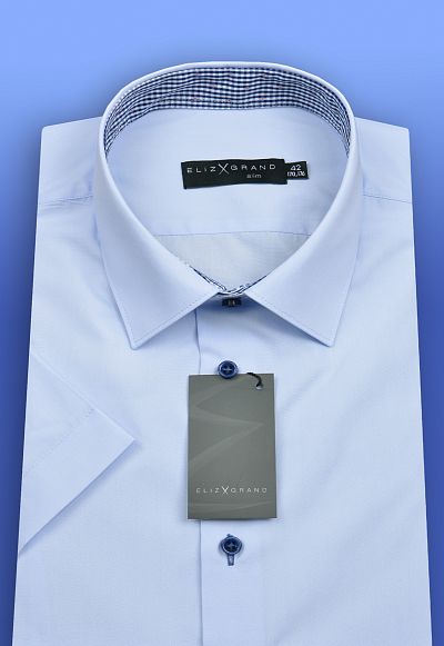 Сорочка 85271К голубая
